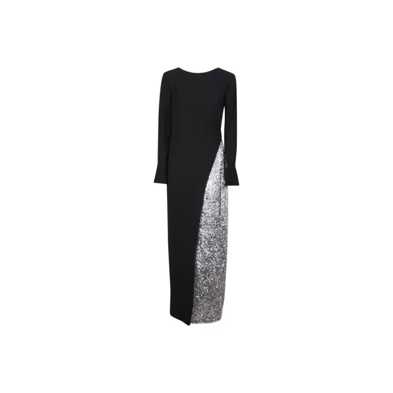 Givenchy SS23 Long Sleeved Dress Women's Black-0