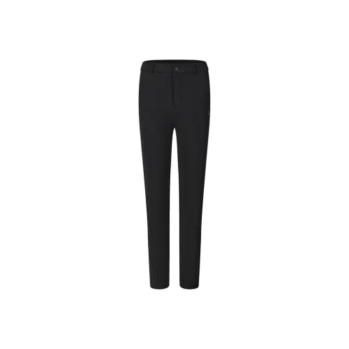 FILA Golf Series Knitted Sports Pants Women's Pitch Black
