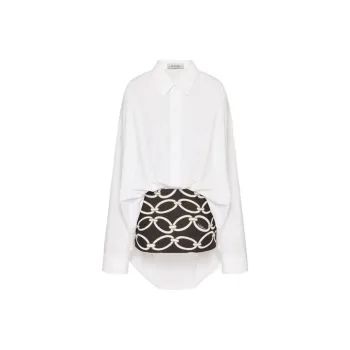 Valentino Chain 1967 Long Sleeved Mini Dress
