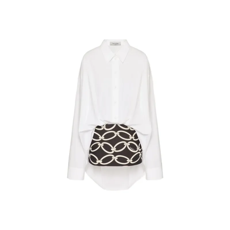 Valentino Chain 1967 Long Sleeved Mini Dress-0