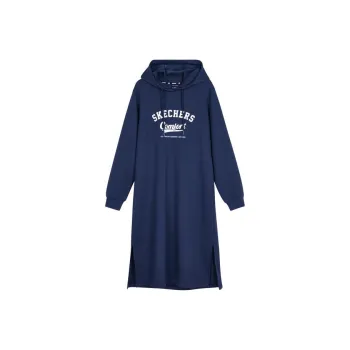 Skechers Colorful Long-Sleeved Dresses Women's Medieval Blue