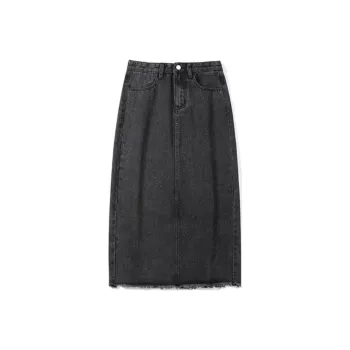 SONGS ALONG Denim Long Skirts Women's