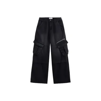 LESS BEARS Jeans Unisex Black
