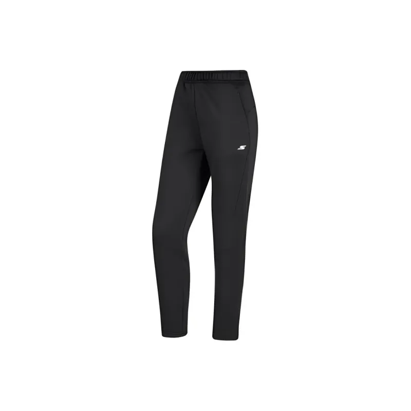 Skechers Basic Sports Series Knitted Sports Pants Women's Carbon Black-0