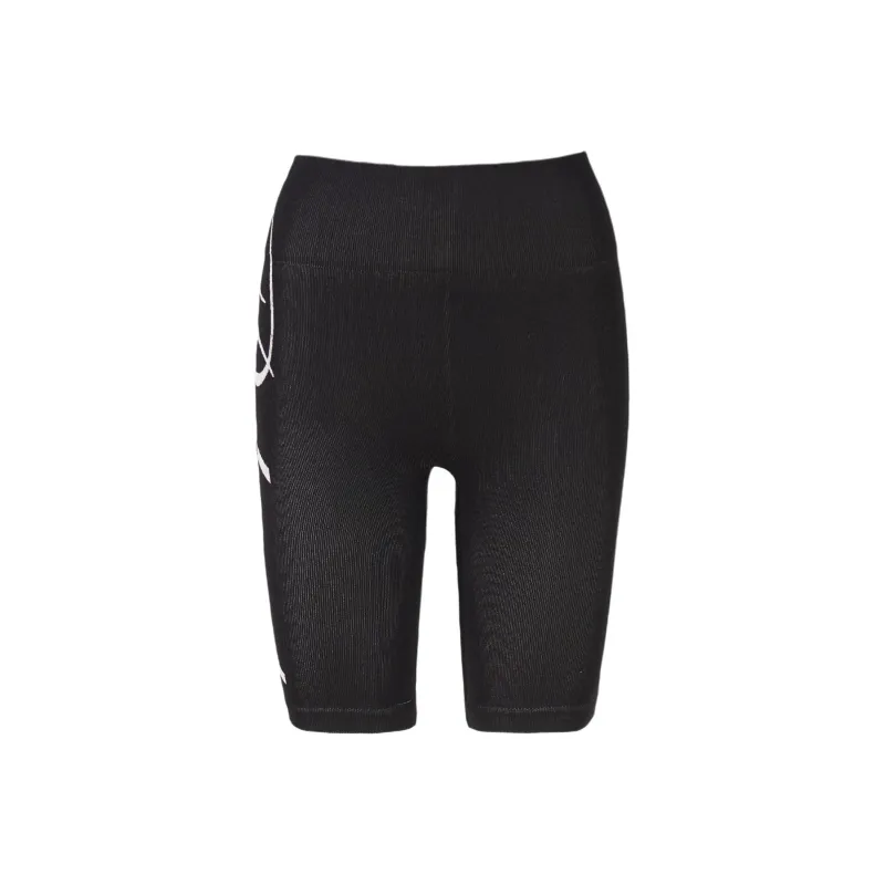 RHUDE Logo print High waisted Shorts-0