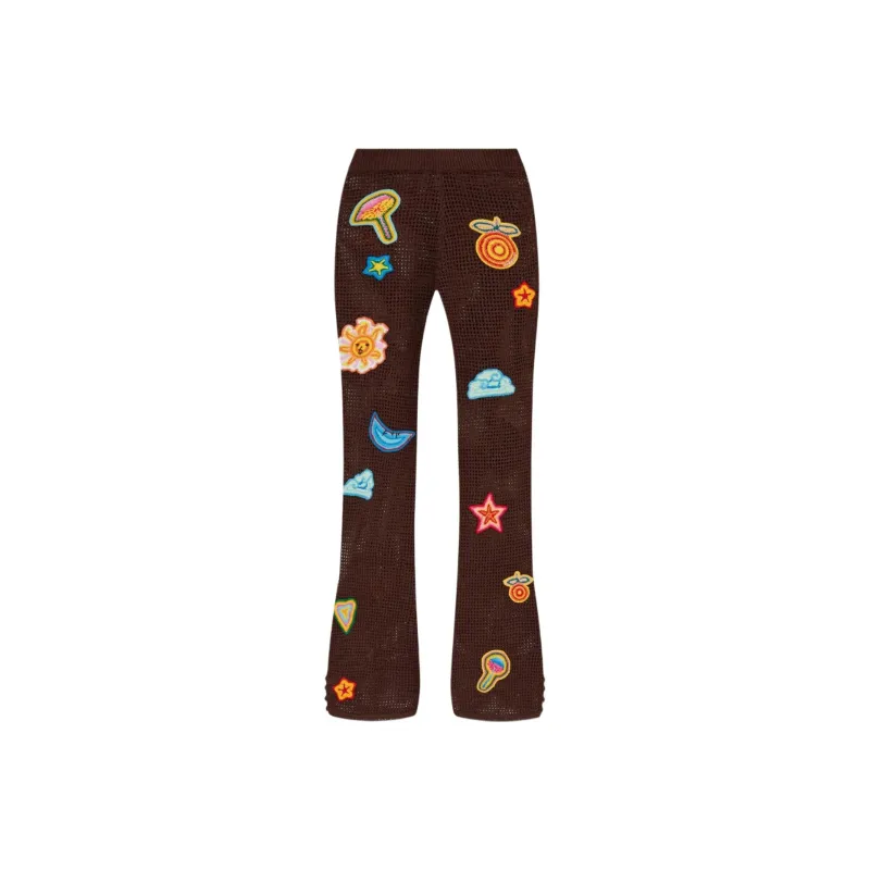 CASABLANCA Crochet knit Trousers-0