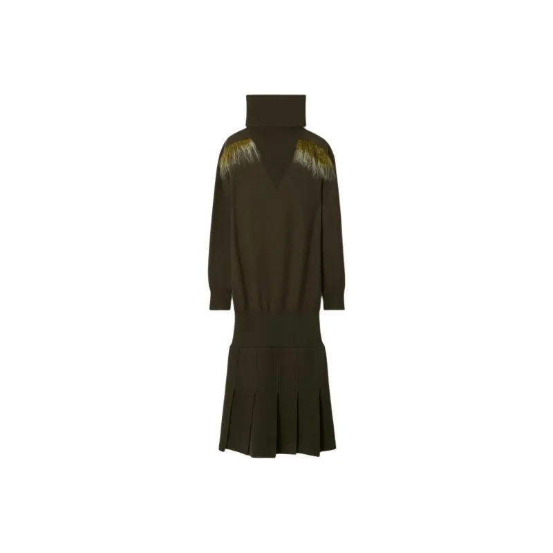 Burberry Long Sleeved Dress Women's Valley Color-0