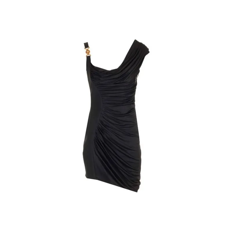 VERSACE Medusa-Head Embellished Sleeveless Mini Dress-0