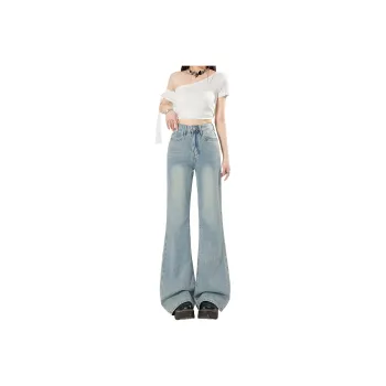 LCEVHZ'S Jeans Women's Light Blue