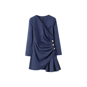KEAB Long-Sleeved Dresses Women's Blue