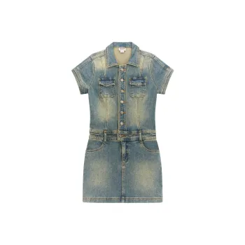 GUESS Short Sleeved Dresses Women's Gradient