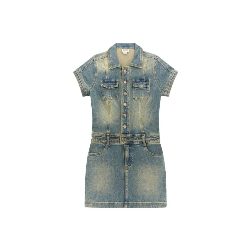 GUESS Short Sleeved Dresses Women's Gradient-0