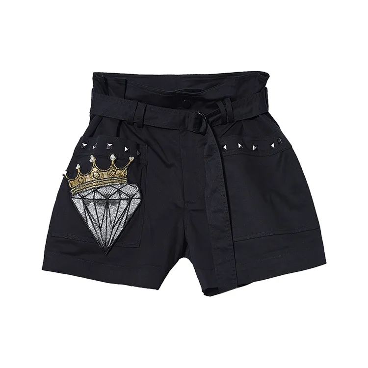 TCH Cargo Shorts Women's Black-0