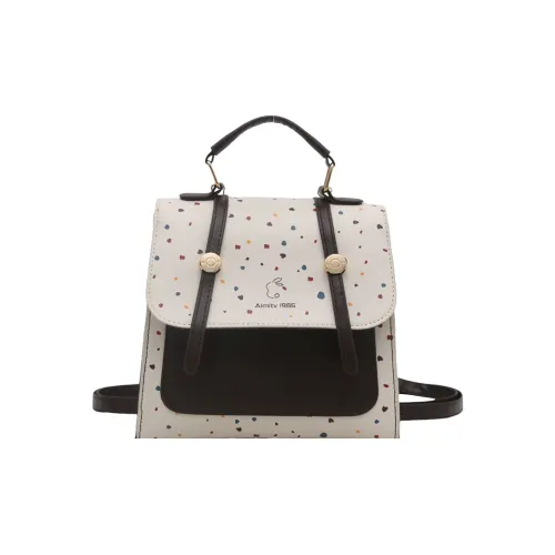 Single Warehouse PU Backpack Regular Women's White