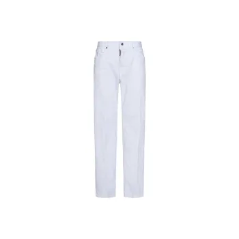 DSQUARED 2 High Waisted Straight-Leg Jeans