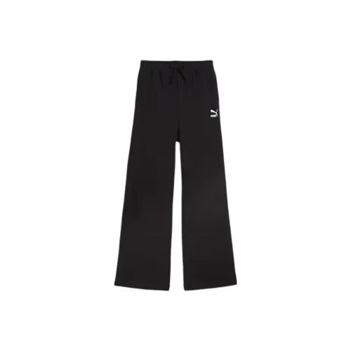 PUMA BETTER CLASSICS Knitted Sports Pants Women's Black