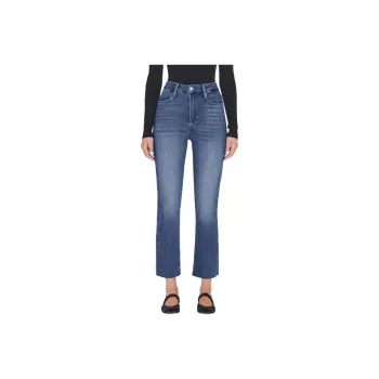 FRAME Le Super High Straight Jeans