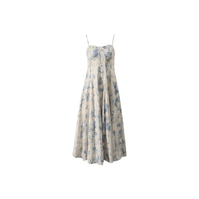 IQC Slip Dresses Women's Light Blue-0