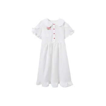 JOSR SS24 Short Sleeved Dresses Women's White
