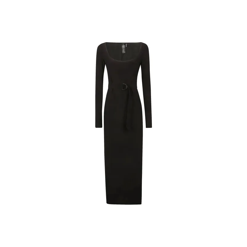 NORMA KAMALI Scoop neck Maxi Dress-0