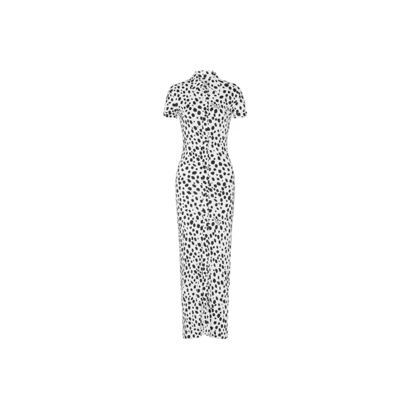 MOSCHINO Short-Sleeved Dresses Women's White-0