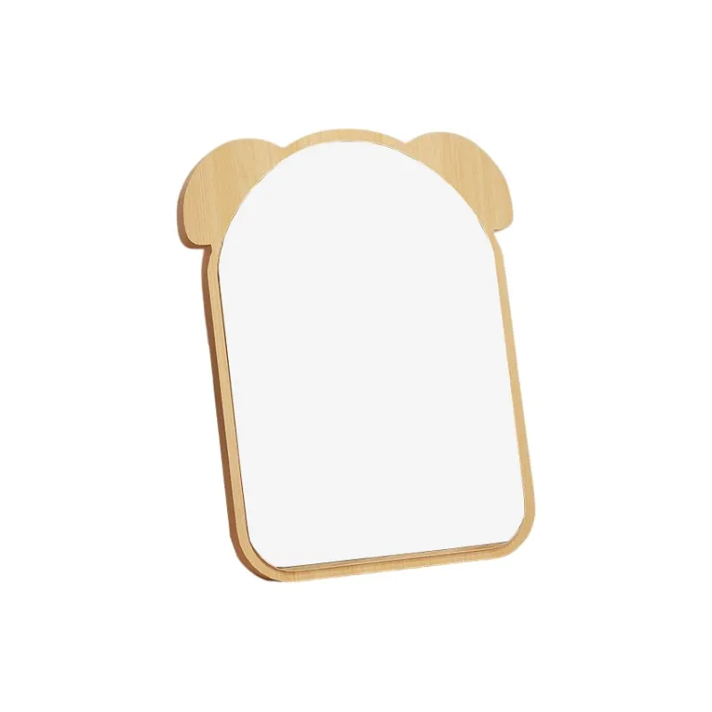 JIXUAN Portable Cartoon Cute Bedroom Desktop Luxury Premium Make Up Mirrors-8