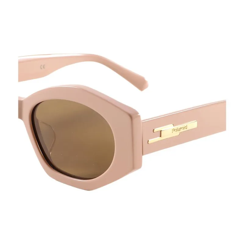 Polaroid Plate Frame Irregular Shape Sunglasses Unisex-3