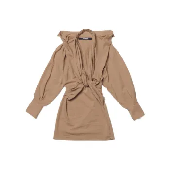 Jacquemus La Robe Agui Dress Beige