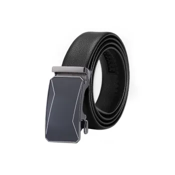 PISHUSHU Cow Leather Belts Men's Width 3.5cm