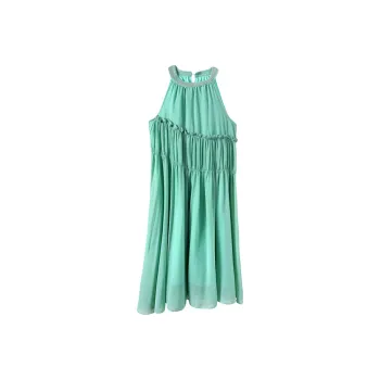 Adeworn Sleeveless Dress Women's Lake Green