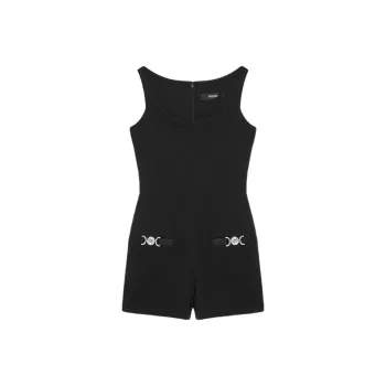 VERSACE Medusa '95 Tweed Mini Jumpsuit