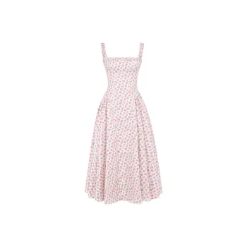 HOUSE OF CB DOROTHY Slip Dresses Women's WHITE ROSEBUD / White Rose