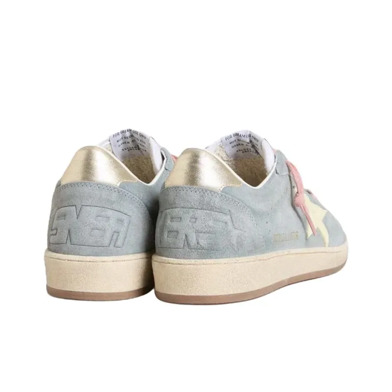 Golden Goose Ball Star Low Top Skateboard Shoes Women's Blue-3