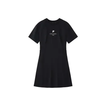FILA FUSION Short Sleeved Dresses Women's Jet Black