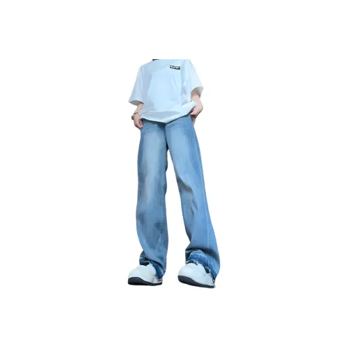 Ordifen Jeans Women's Light Blue