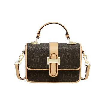 Narandu PVC With Synthetic Leather Shoulder Bag, Crossbody Bag, Handbag Small Size Women's Coffee