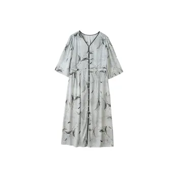 Kele Coco Short Sleeved Dress Women's Asphalt Gray