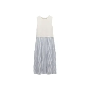 ZARA Sleeveless Dress Women's Blue