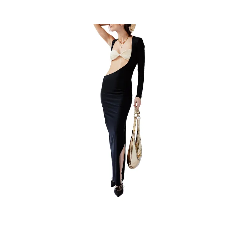 FREE PEOPLE Baobab Pierre Dress Long-Sleeved Dresses Women's Medina Luna-0