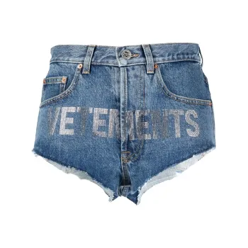 Vetements Denim Shorts Women's Blue