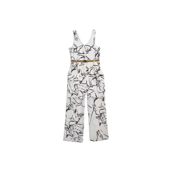 THE NORTH FACE Class V Pathfinder One-Piece Jumpsuit Women's White Sand Dune