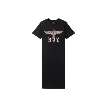 Boy London Short Sleeved Dress Women's Black