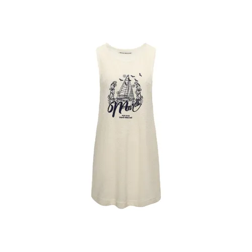 MARDI MERCREDI Sleeveless Dresses Women's Dusty Gray Madagascar Vanilla Black