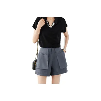 TERRE BLEUE Casual Shorts Women's Gray