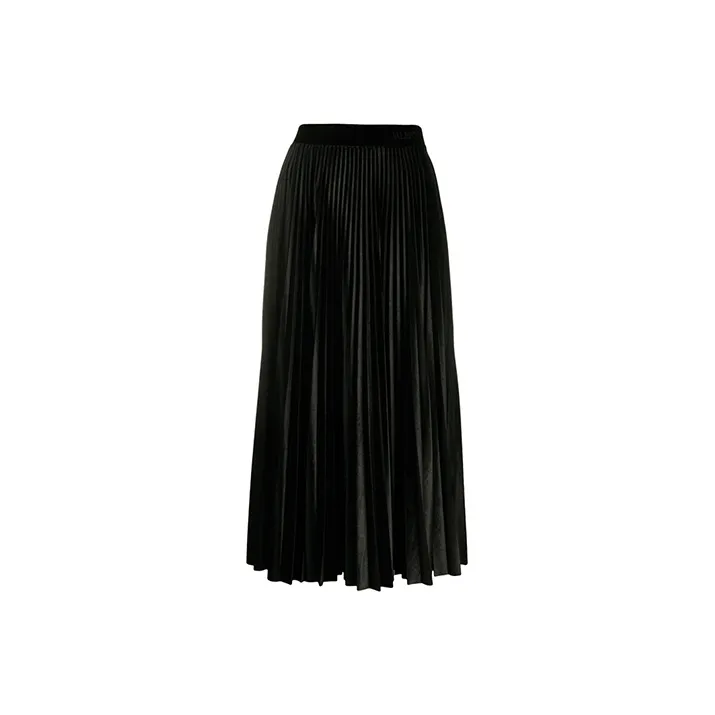 Valentino Casual Long Skirts Women's Black-0