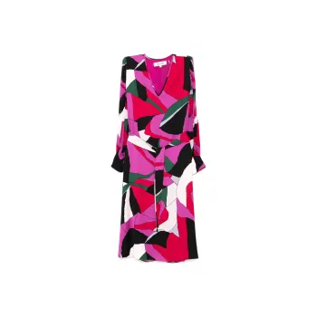DVF Diane Von Furstenberg Abel All Over Printed Midi Dress
