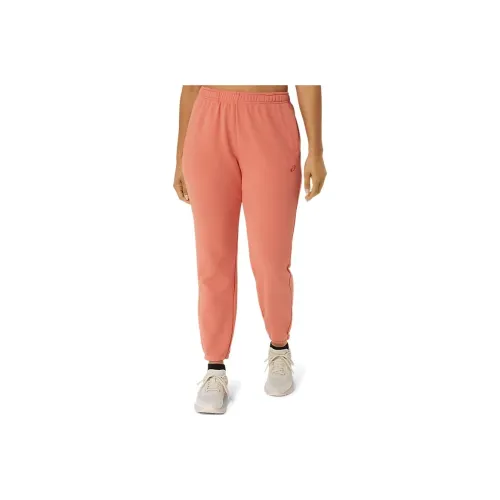 Asics Knitted Sports Pants Women's Desert Red