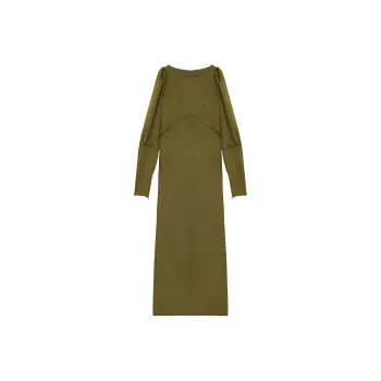 INES DE LA FRESSANGE Long Sleeved Dress Women's Bright Green