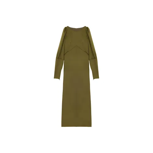 INES DE LA FRESSANGE Long Sleeved Dress Women's Bright Green