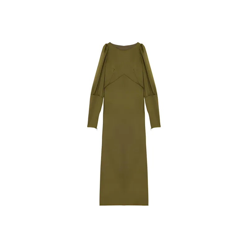 INES DE LA FRESSANGE Long Sleeved Dress Women's Bright Green-0